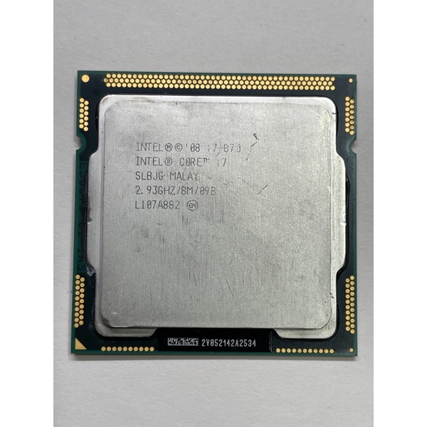 INTEL I7-870 CPU 拆機品