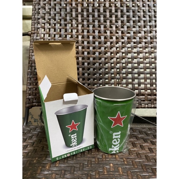 Heineken 海尼根不鏽鋼杯 480mL