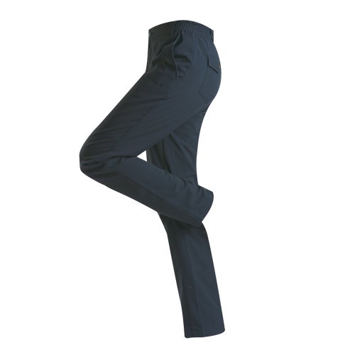 瑞多仕 DA3637 女防風雙層刷毛保暖長褲 (基本款) 黑色