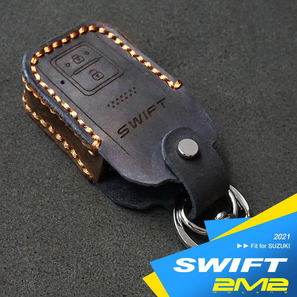 SUZUKI SWIFT Sport 1.0L 1.4L 鈴木 智慧型 晶片 鑰匙皮套 瘋馬皮鑰匙包