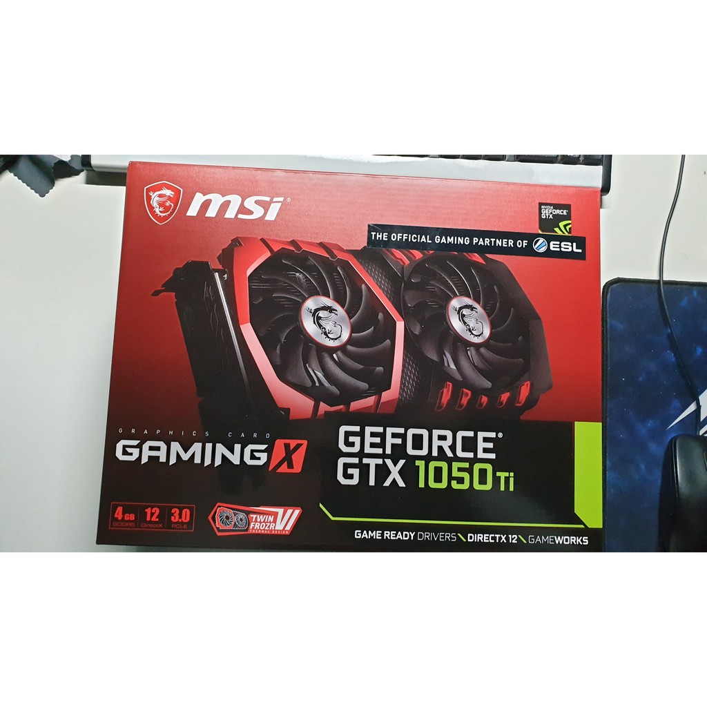 顯示卡GeForce GTX 1050 Ti GAMING X 4G（全新品）