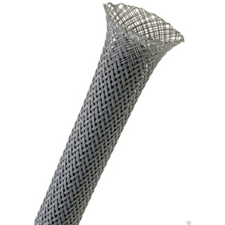 美國 Techflex PTN1.25GY (31.8mm)電線電纜線材套管(隔離網/編織網) 灰色