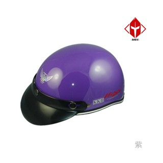 華泰 停產 安全帽 K839M/K-839M 素色 紫色 半罩 哈利帽 單帽子 不含鏡片《淘帽屋》