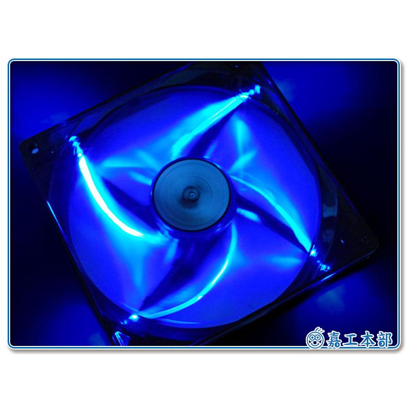嘉工本部✚出清Prolimatech Blue Vortex 14公分風扇 藍光 LED 1000rpm 電腦 散熱風扇