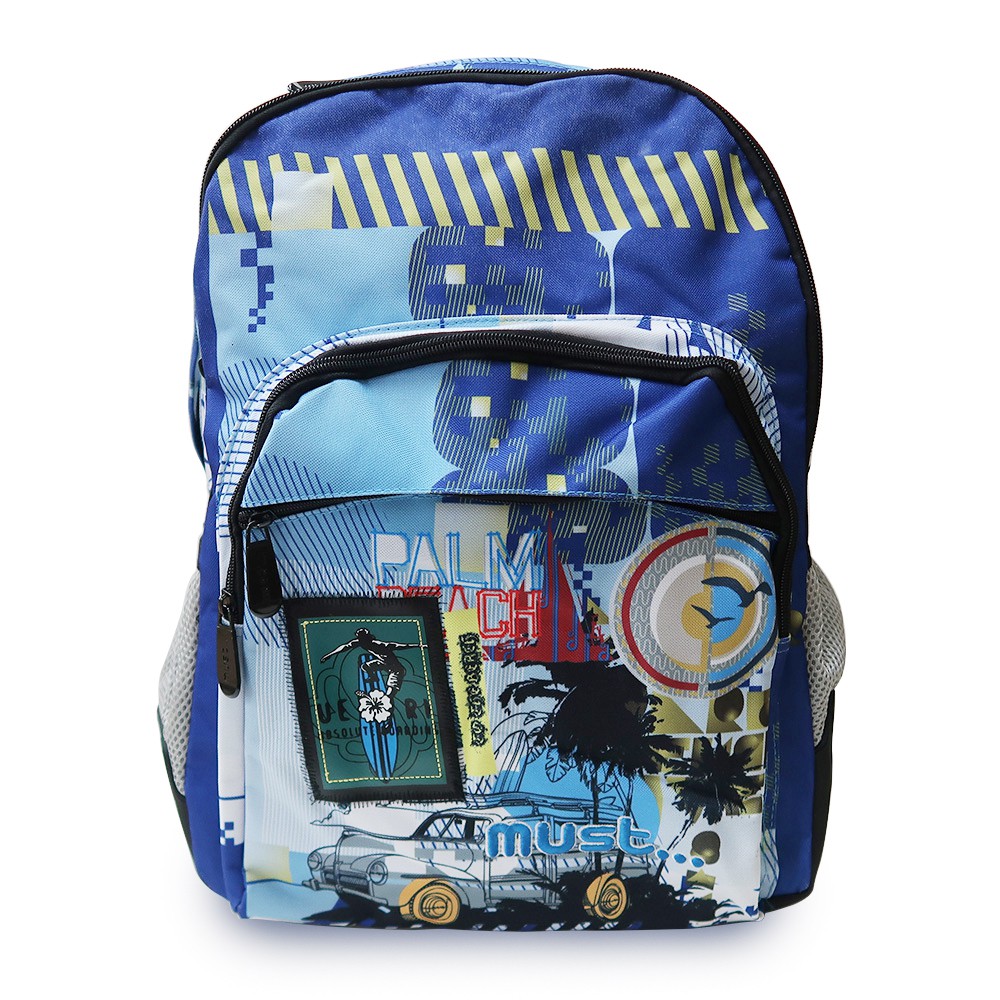 Diakakis 藍色輕量背包 兒童書包 後背包