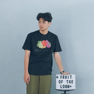 Fruit of the loom『彩色經典Logo T』水果牌 黑 臺灣總代理