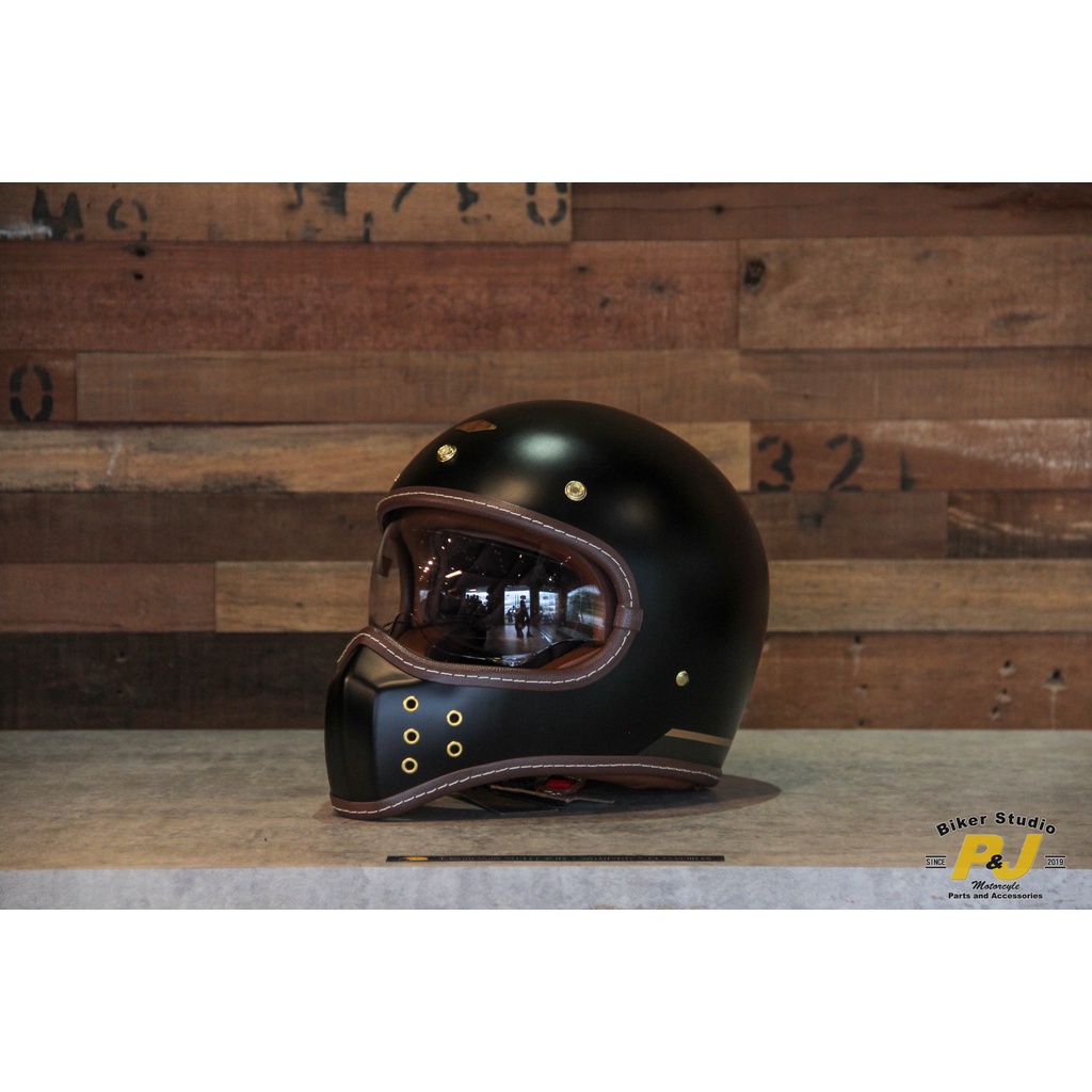 貝斯特安全屋 免運優惠 (現貨)  Feture helmet SIMON 系列 復古 山車帽 啞光黑色