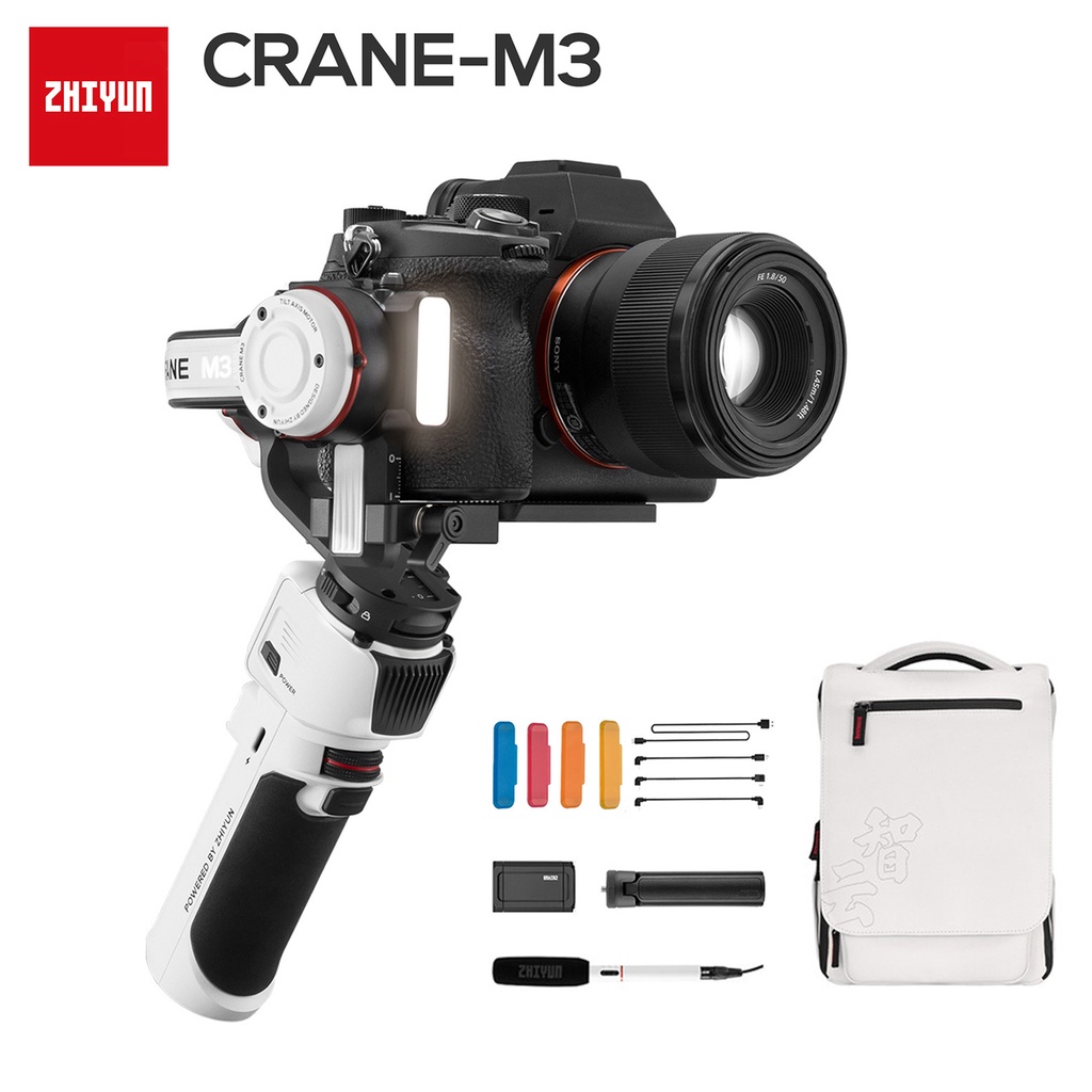 智雲 ZHIYUN 云鹤 Crane M3 3軸手持雲台穩定器 相机穩定器 適用於微單相機/運動相機/手機