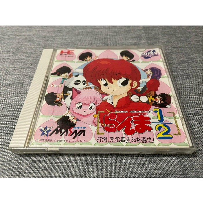 PC-Engine CD CD-ROM 亂馬打倒 無差別格鬥 (編號162)