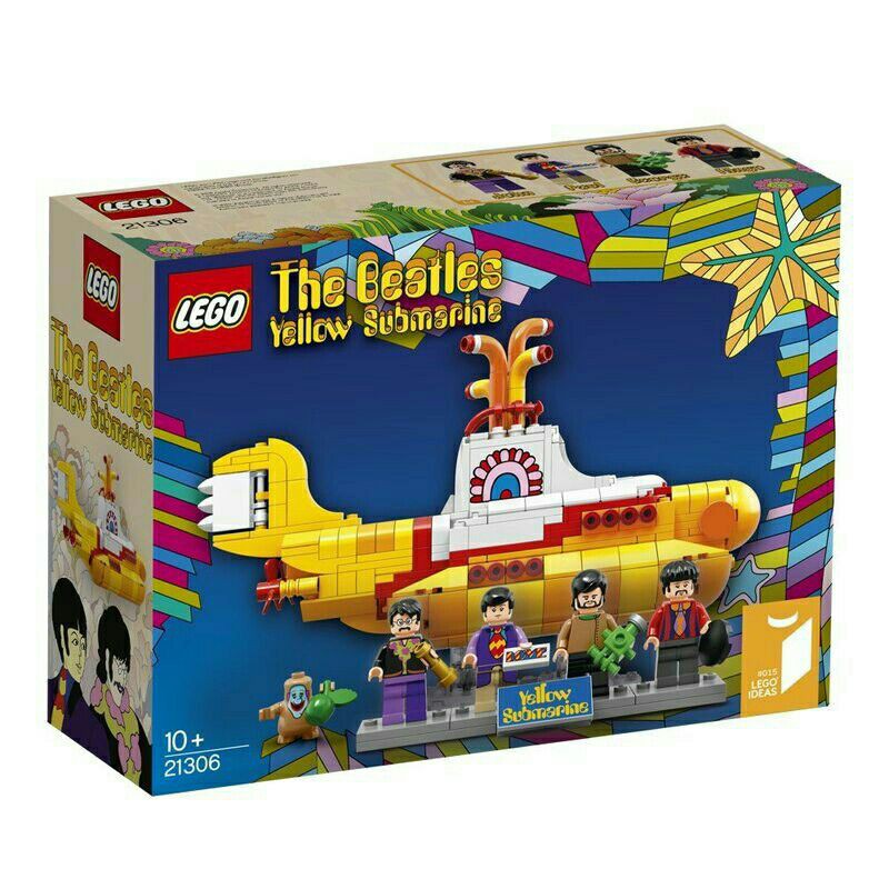 壓盒當無盒賣~[樂漫]LEGO IDEAS 21306 黃色潛水艇 披頭四