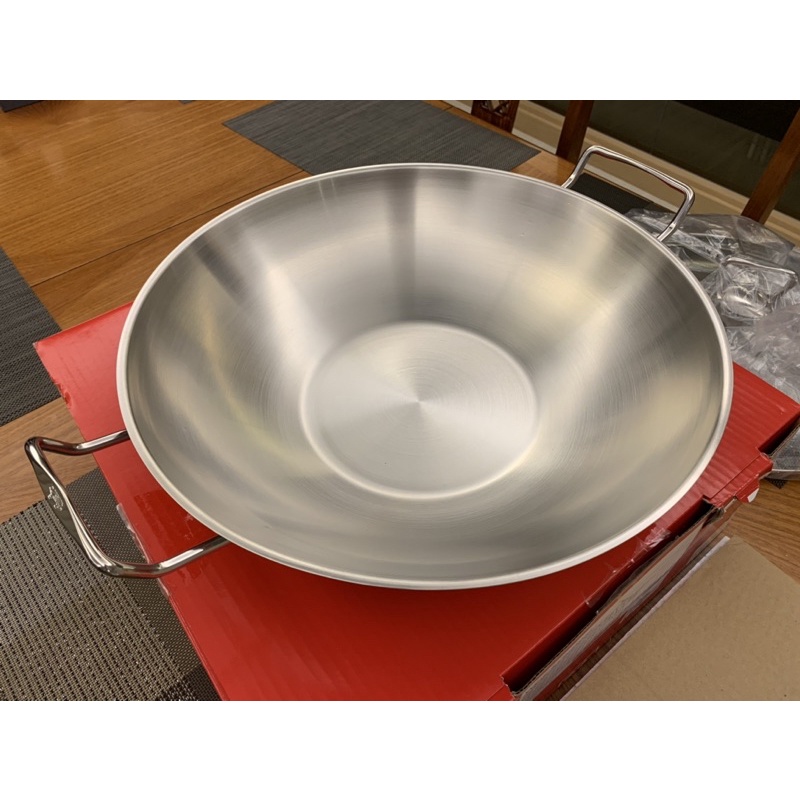 (全新品)德國Fissler 菲仕樂 巴黎系列-中式炒鍋36cm