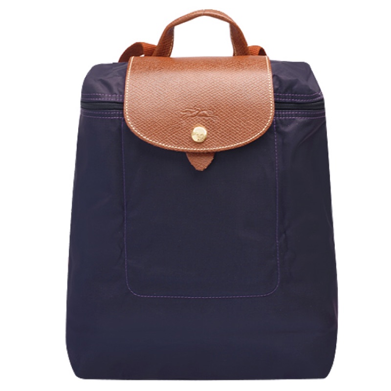 （代購）Longchamp Le Pliage  拉鍊 折疊 後背包 （紫）