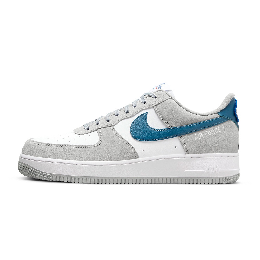 Nike AIR FORCE 1 07 LV8 男鞋 休閒 復古 麂皮 灰藍【運動世界】DH7568-001