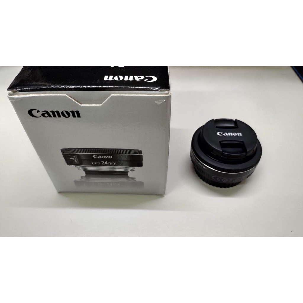 【Canon佳能】二手付盒 Canon EF-S 24mm f/2.8 STM (9成9新)含保護鏡 平行輸入