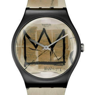 【Swatch】藝術家 SUOZ355 41mm 現代鐘錶