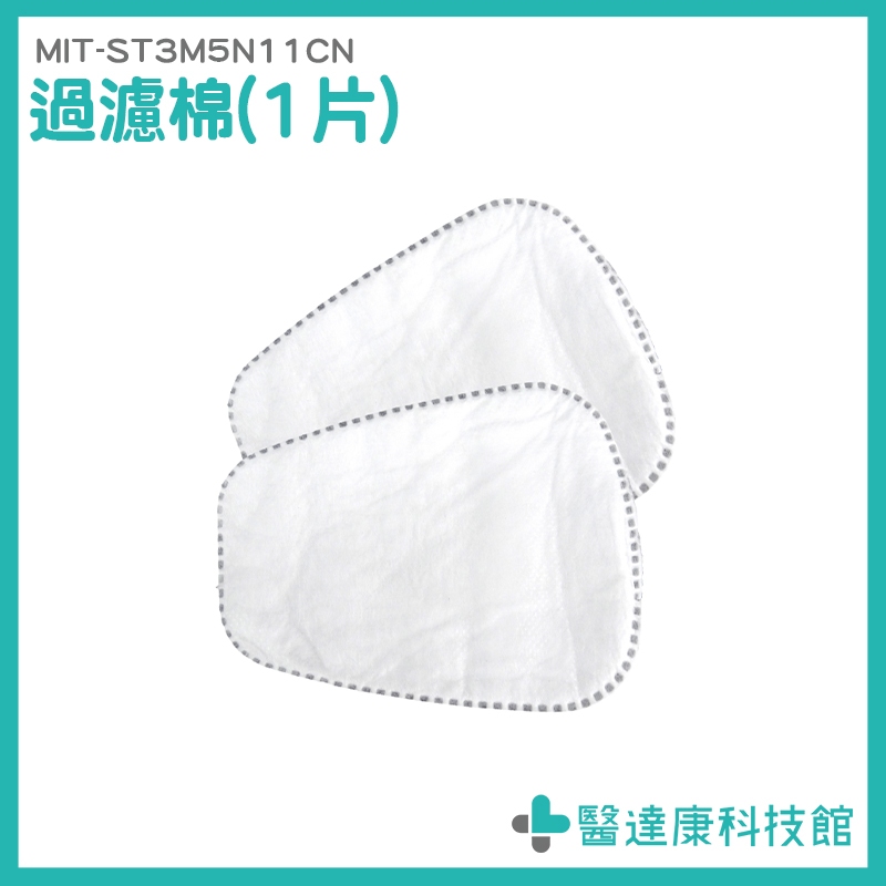 【醫達康】N95等級 粉塵過濾 防毒面罩配件 PM2.5 MIT-ST3M5N11CN  過濾棉片
