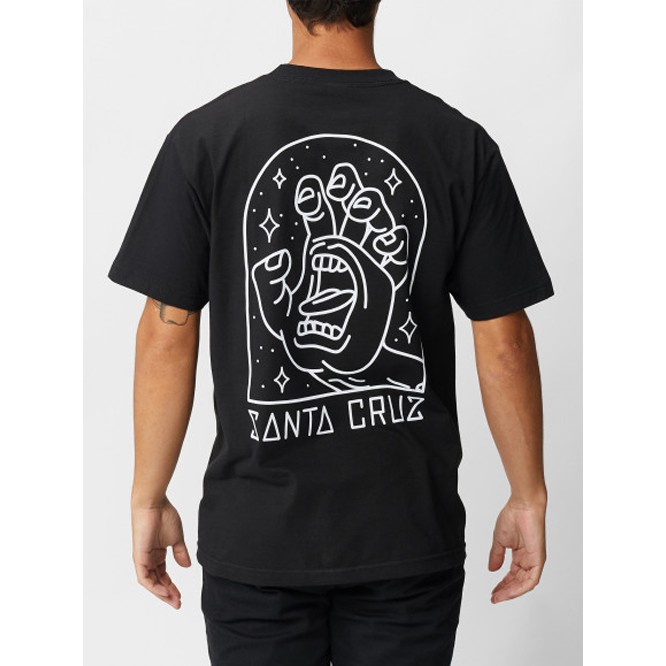 Santa Cruz 44154135-BLK Gateway Hand S/S Tee 短T (黑色) 化學原宿