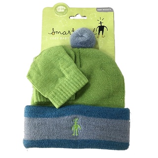 【台灣黑熊】Smartwool baby cuffed hat mitten set 嬰兒美麗諾羊毛帽子和手套組
