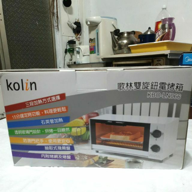 歌林 雙旋鈕電烤箱 KBO-LN066