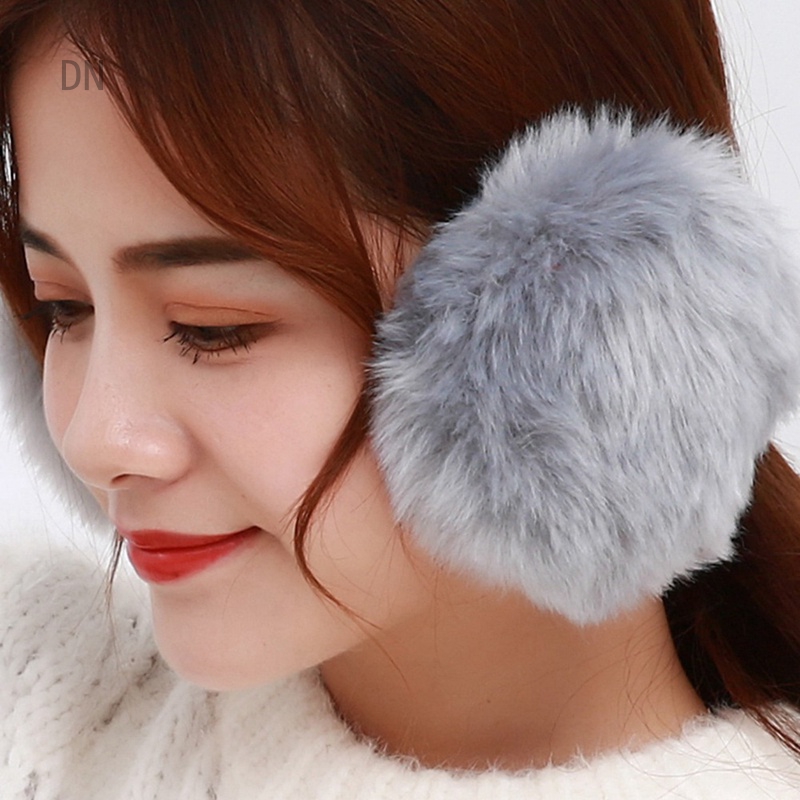 韓版女士冬季耳罩耳捂 仿兔毛保暖耳包 卡通後戴式防寒加厚百搭耳暖