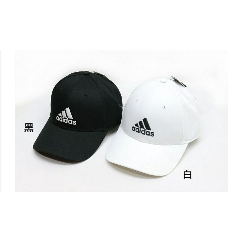 新貨到  adidas 男女同款運動休閒棉帽 yu65t 白FK0890  65ty78 黑FK0891  uy67