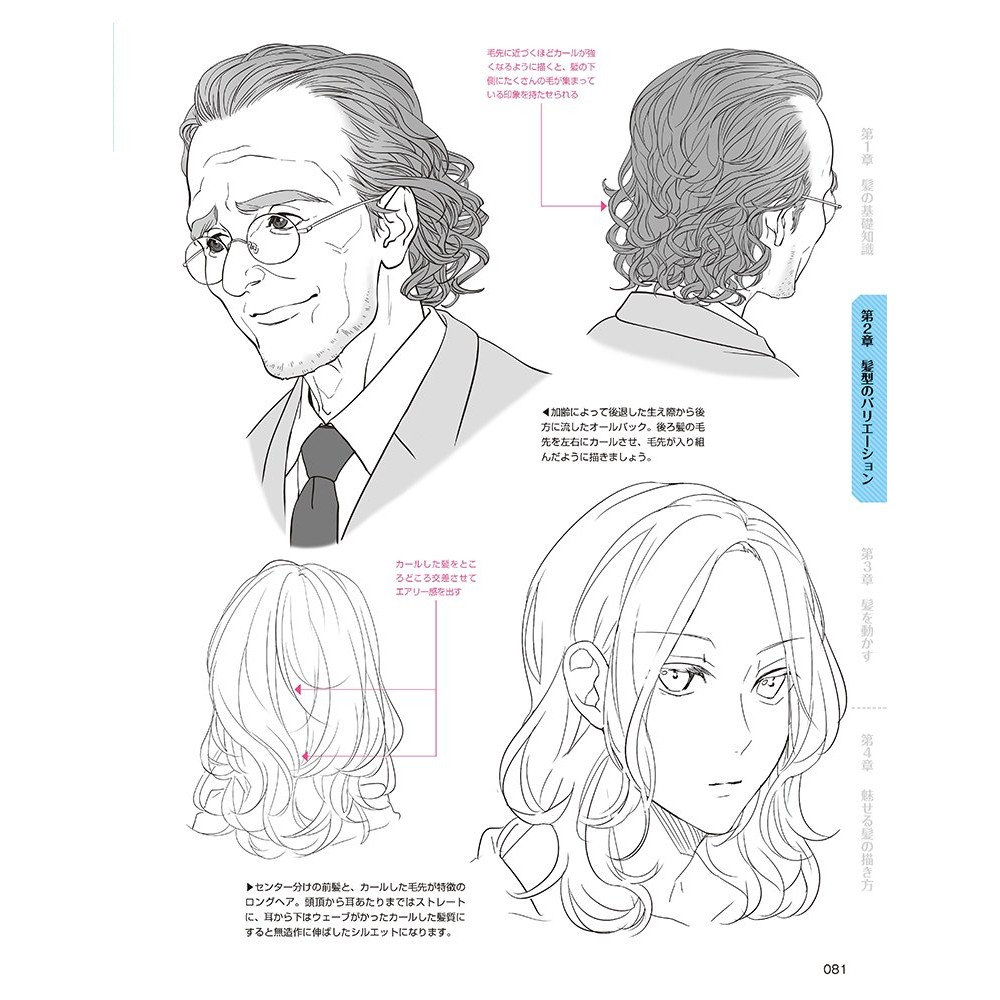 デジタルツールで描く キャラクターを引き立てる髪の描き方 頭髮繪製教學書 蝦皮購物