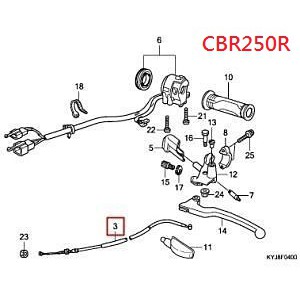 RCP HONDA 日本正廠零件 CBR250R CBR 250 R 離合器線