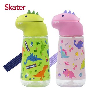 【Skater】造型吸管水壺420ml(恐龍) 水壺/兒童水壺✪ 準媽媽婦嬰用品 ✪
