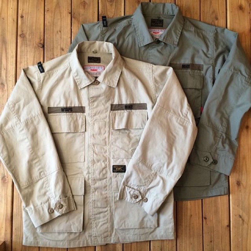 WTAPS 16SS JUNGLE LS 01 / SHIRT. COTTON. WEATHER 四袋襯衫 外套 防火布