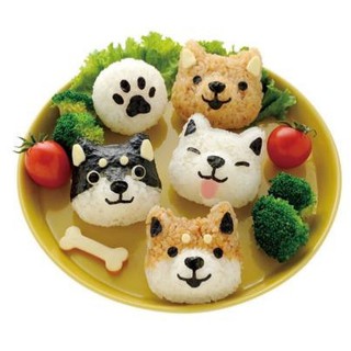 食器堂︱日本 食物壓模 DIY 造型 飯糰 壓模組 壓模 模具 動物 浣熊 柴犬 貓咪 兔子 聖誕系列