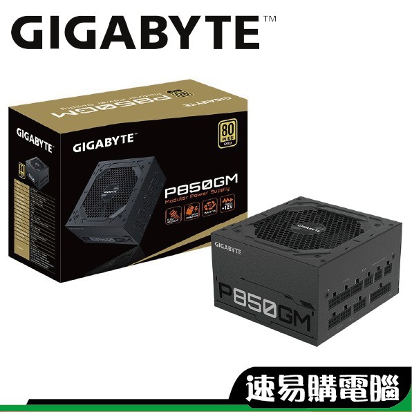 GIGABYTE 技嘉 P850GM 850W 雙8 金牌 電源 五年保固