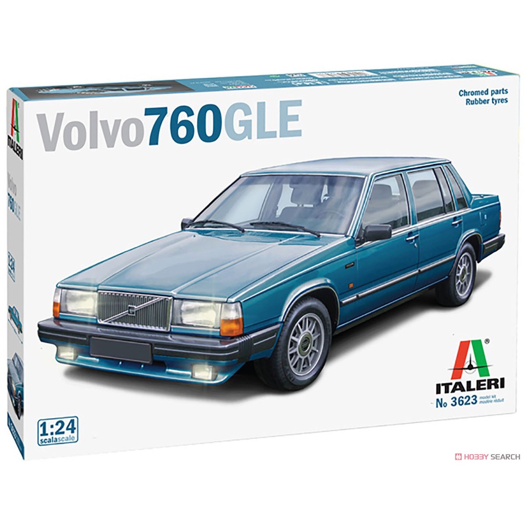 ITALERI 汽車模型 1/24 Volvo 760 GLE 富豪汽車 組裝模型 東海模型