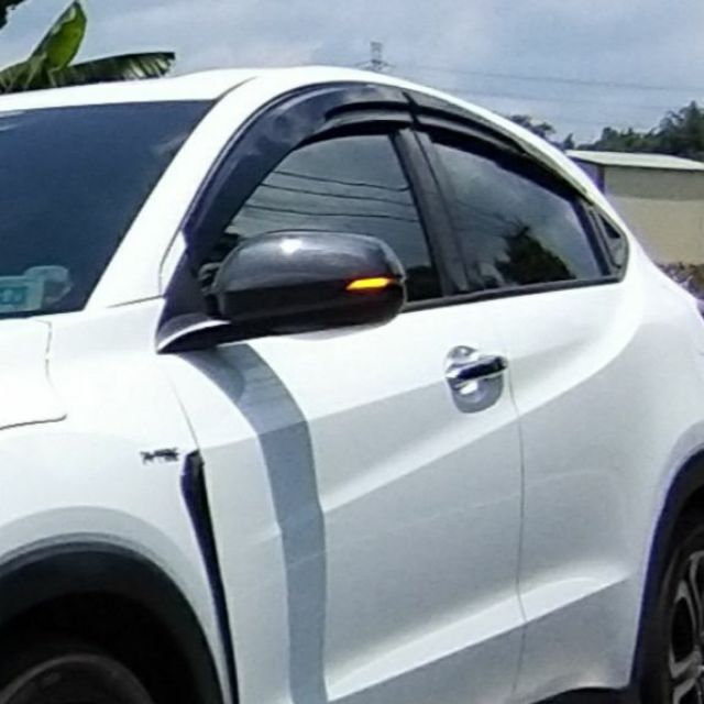 台灣工廠現貨高品質 碳纖維紋 Honda 本田hrv 後視鏡蓋貼片後視鏡碳纖維飾蓋後照鏡蓋後照鏡殼 蝦皮購物