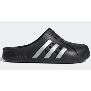 Adidas 愛迪達 男女款 黑銀色 休閒 運動 包頭 拖鞋(FY8969)