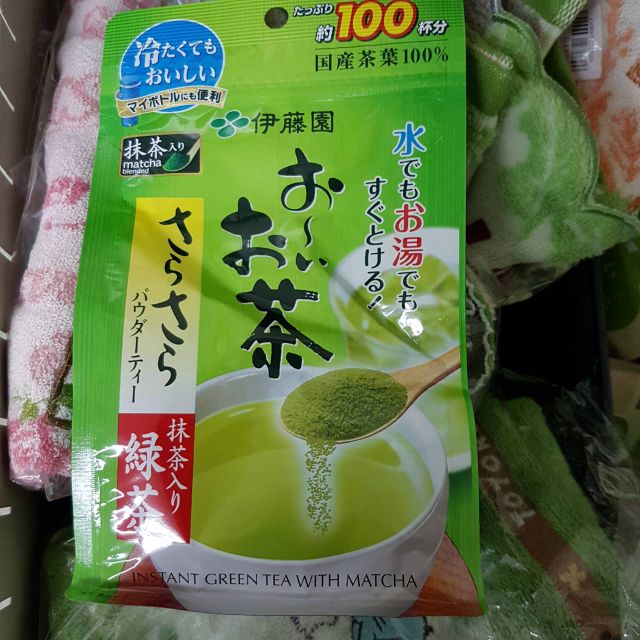 【日本進口】伊藤園~綠茶粉100杯份$290 #冷沖熱泡都可以