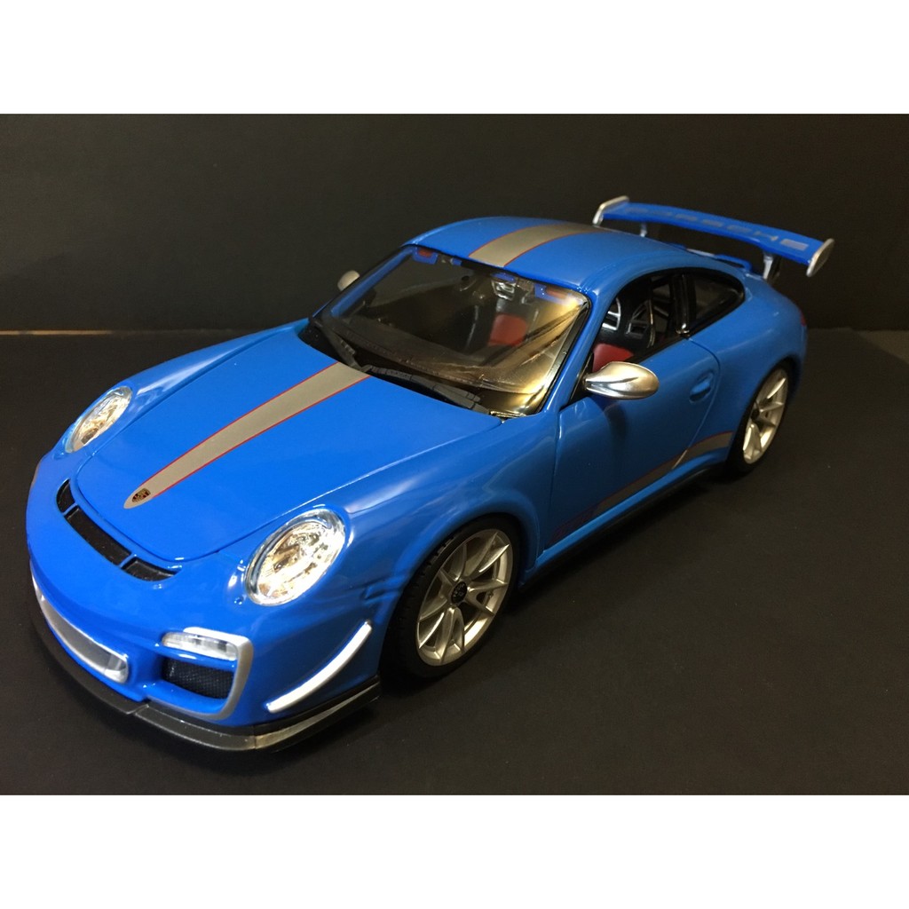 #Maisto#1/18#模型車#全新品#PORSHE#911#GT3#RS#GT3RS#保時捷#超跑#跑車#藍色