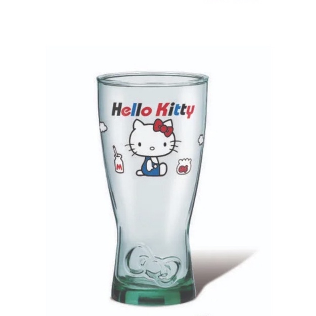 7-11【Hello Kitty 40週年經典玻璃曲線杯】 1974湖水藍經典杯🥛