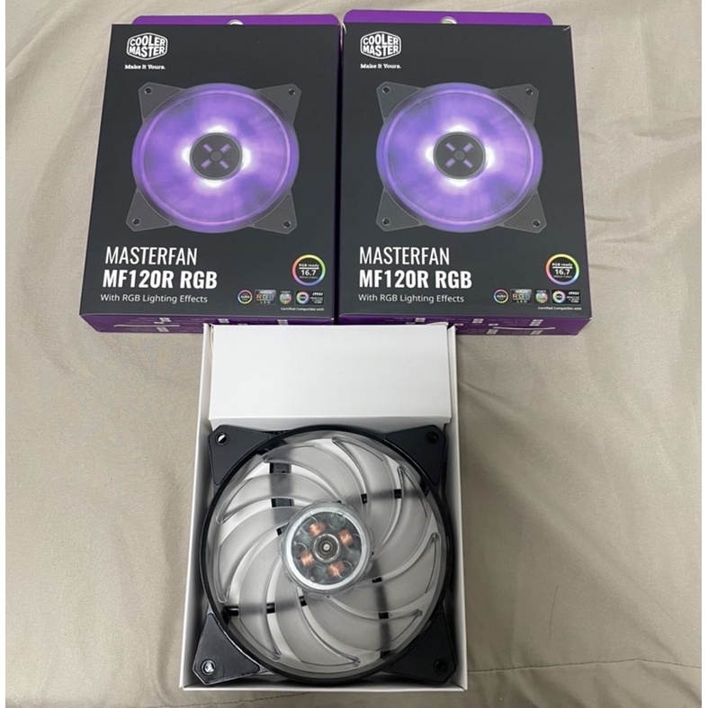 酷碼 Cooler Master MF120R RGB 主機板同步 PWM風扇(12V) 二手 12公分風扇