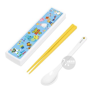 ♡松鼠日貨 ♡日本帶回 正版 玩具總動員 巴斯 胡迪 三眼怪 攜帶式 環保筷 筷子 湯匙 收納盒 日本製