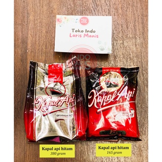 TILM 印尼 KAPAL API KOPI HITAM 船牌咖啡粉 165-380gr