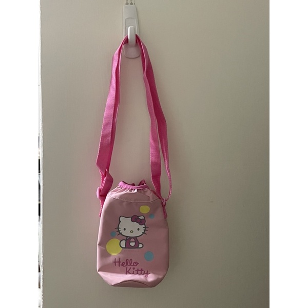 日本購物Hello Kitty 凱蒂貓水壺背袋 可保溫保冰保冷 杯套 斜背