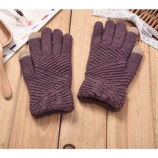 「台灣現貨」韓系 保暖斜針織保暖觸控手套 保暖手套 手套