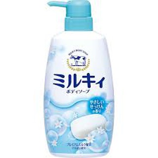 日本原裝 Cow 牛乳石鹼 牛乳精華沐浴乳 瓶裝 補充包