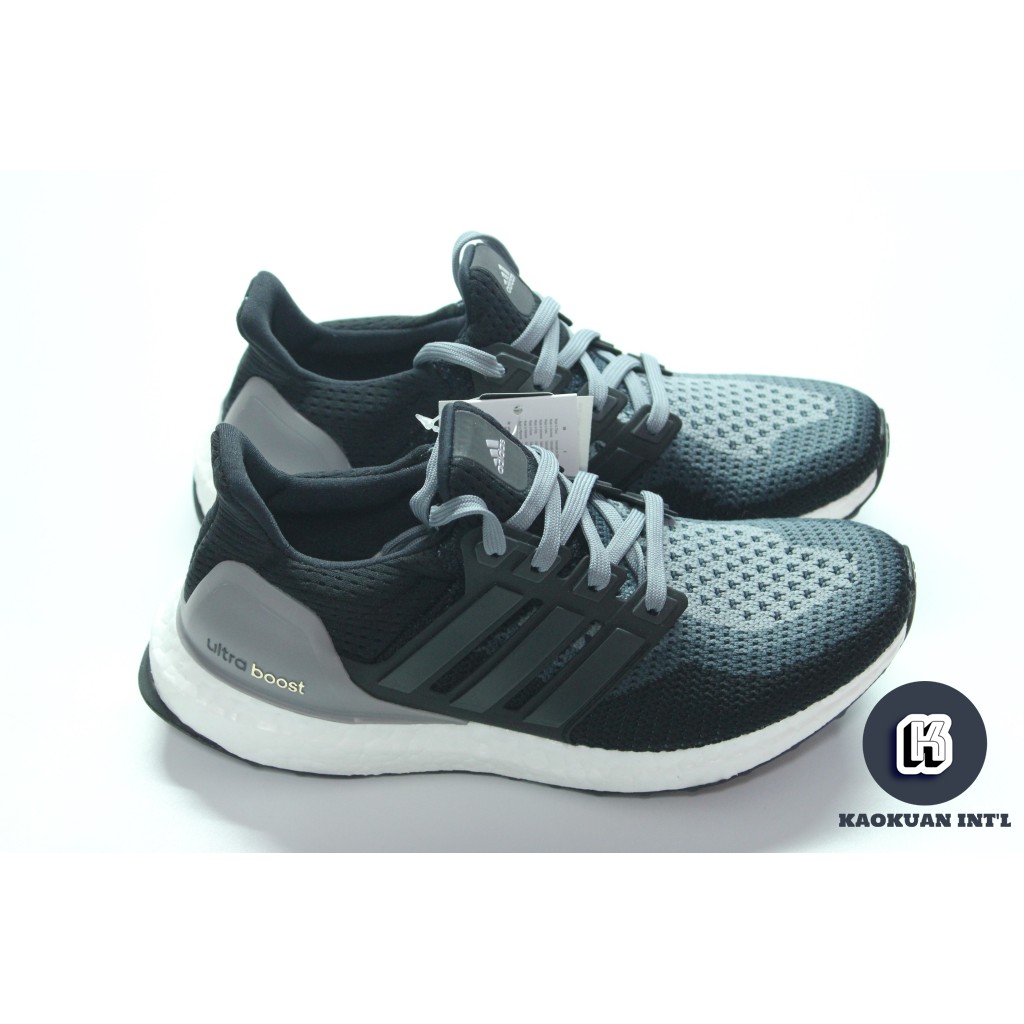 ADIDAS ULTRA BOOST 黑灰白 漸層 白底 輕量 慢跑鞋 馬牌底 AF5141【高冠國際】