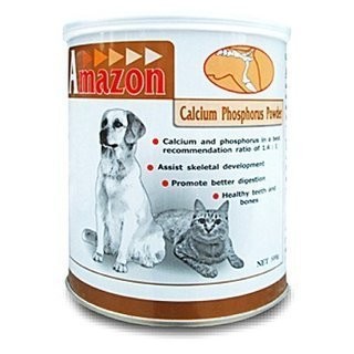 愛美康 Amazon 犬貓狗 寵物 天然鈣磷粉 500g（大瓶）挺您鈣勇健，大罐呷卡固，每瓶 580元