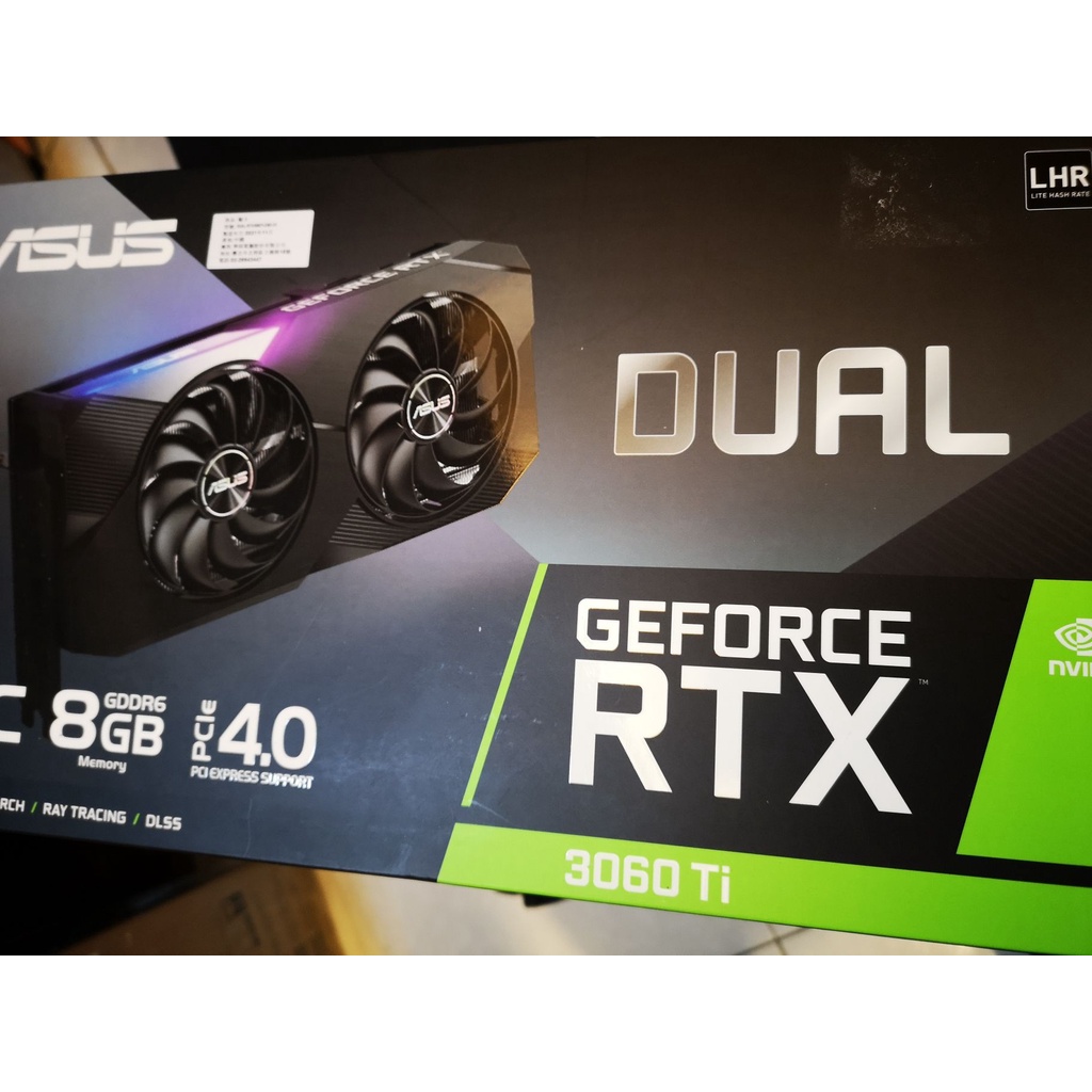 ASUS 華碩 DUAL GeForce RTX 3060 Ti O8G 顯示卡