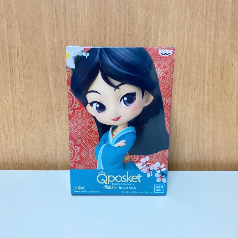 日本景品 全新 正版 日版 非代理版 日本娃娃機 Qposket 木蘭 花木蘭 正色 A款 Mulan 人偶 公仔