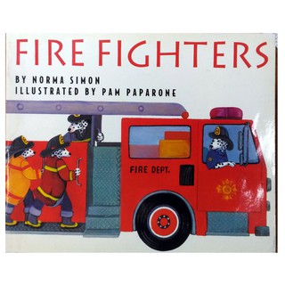 *二手英文圖書*Fire Fighters---by Norma Simon--9成新