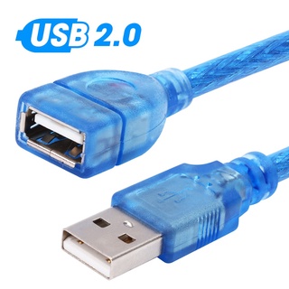 [現貨] 新品 USB2.0延長線公對母U盤網卡鼠標鍵盤高速延長線usb2.0加長線0.3m/1m/3m
