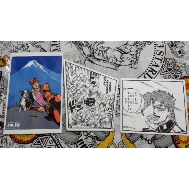 Jojo的奇妙冒險東京限定合作杯墊明信片q版景品承太郎花京院仗助 蝦皮購物